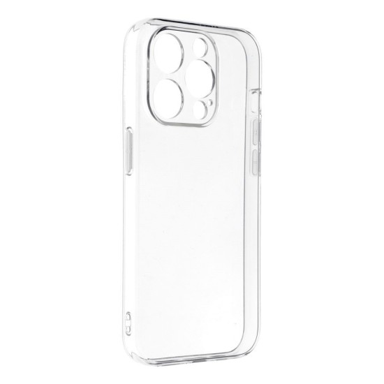 Back Case 2mm (camera protection) priekš Apple Iphone 15 Pro - Caurspīdīgs - silikona aizmugures apvalks / bampers-vāciņš