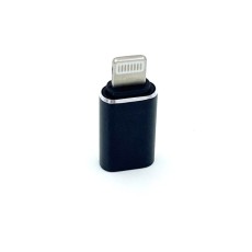Maxlife USB Type-C to Lightning Converter Adapter - Melns - adapteris