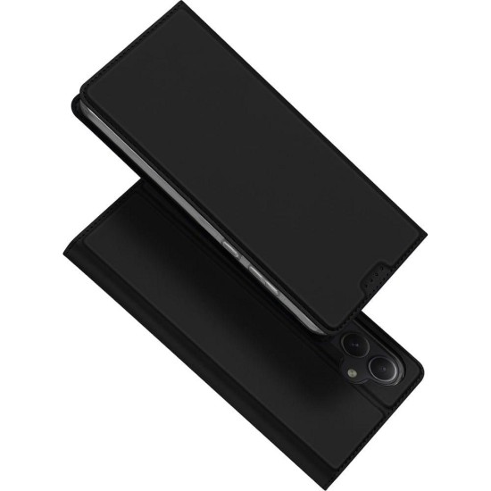 Dux Ducis Skin Pro series priekš Samsung Galaxy A55 5G A556 - Melns - sāniski atverams maciņš ar magnētu un stendu