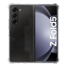 Forcell Clear Case priekš Samsung Galaxy Fold5 5G - Caurspīdīgs - plastikas aizmugures apvalks / vāciņš