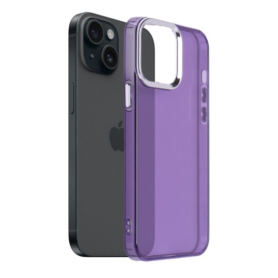 Pearl Back Case priekš Apple Iphone 14 Pro - Violets - silikona-plastikas aizmugures apvalks / bampers-vāciņš