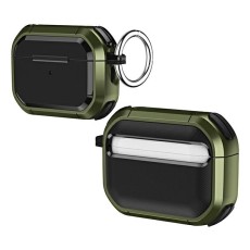 Beline Solid Case priekš Apple Airpods Pro 2 - Zaļš - triecienizturīgs silikona-plastikāta apvalks bezvadu austiņu lādēšanas ierīcei ar karabīni
