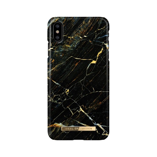 iDeal of Sweden Fashion CA16 Back Case priekš Apple iPhone X / XS - Port Laurent Marble - plastikāta aizmugures apvalks ar iebūvētu metālisku plāksni / bampers-vāciņš