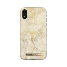 iDeal of Sweden Fashion SS20 Back Case priekš Apple iPhone XR - Sandstorm Marble - plastikāta aizmugures apvalks ar iebūvētu metālisku plāksni / bampers-vāciņš