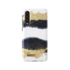 iDeal of Sweden Fashion SS19 Back Case priekš Huawei P30 - Gleaming Licorice - plastikāta aizmugures apvalks ar iebūvētu metālisku plāksni / bampers-vāciņš
