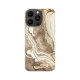 iDeal of Sweden Fashion GM19 Back Case priekš Apple iPhone 14 Pro Max - Golden Sand Marble - plastikāta aizmugures apvalks ar iebūvētu metālisku plāksni / bampers-vāciņš