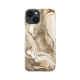 iDeal of Sweden Fashion GM19 Back Case priekš Apple iPhone 14 - Golden Sand Marble - plastikāta aizmugures apvalks ar iebūvētu metālisku plāksni / bampers-vāciņš