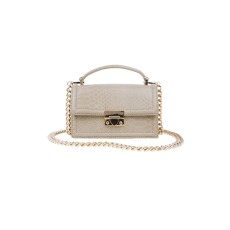 iDeal of Sweden AW20 Fae Padlock Satchel Hand Bag - Arizona Snake - sieviešu rokassoma / pleca soma