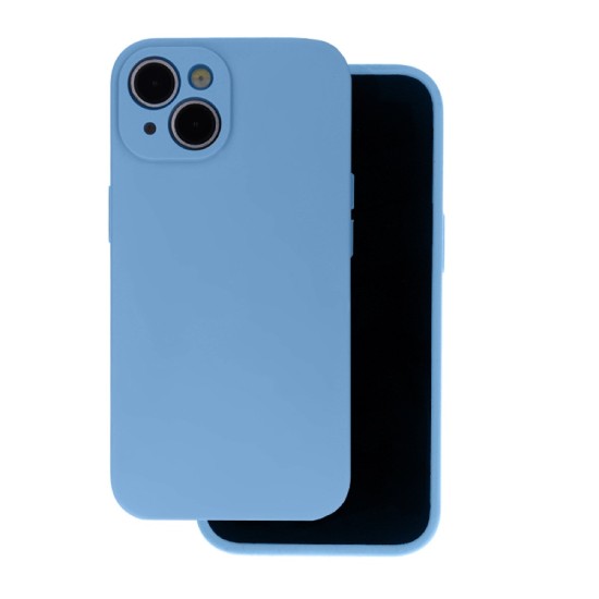 OEM Silicone Back Case (Microfiber Soft Touch) priekš Samsung Galaxy A15 4G A155 / A15 5G A156 - Gaiši Zils - matēts silikona aizmugures apvalks / bampers-vāciņš