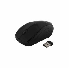 ART (AM-92) Wireless Optical Mouse 2400 DPI (2xAAA Batteries) - Melna - Bezvadu datorpele