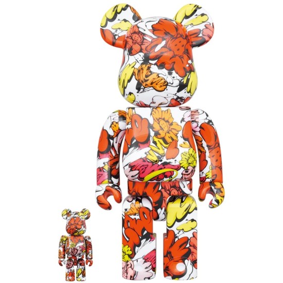 400% & 100% Bearbrick set - Shun Sudo - Divu ABS plastmasas figūriņu komplekts