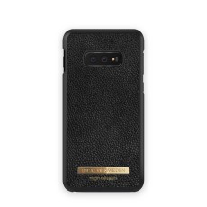 iDeal of Sweden Negin Mirsalehi Back Case priekš Samsung Galaxy S10e / S10e EE G970 - Black Pebble - plastikāta aizmugures apvalks ar iebūvētu metālisku plāksni / bampers-vāciņš