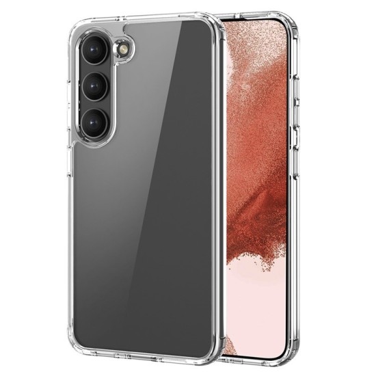 Dux Ducis Clin Back Case priekš Samsung Galaxy S23 5G S911 - Caurspīdīgs - silikona-plastikāta aizmugures apvalks / bampers-vāciņš