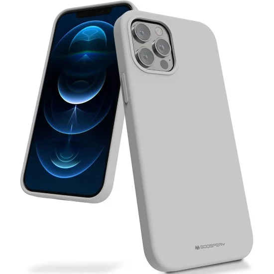 Mercury Silicone Case (Microfiber Soft Touch) priekš Samsung Galaxy A55 5G A556 - Pelēks - matēts silikona aizmugures apvalks (bampers vāciņš) Mercury Silicone Case (Microfiber Soft Touch) priekš Samsung Galaxy A55 5G A556 - Pelēks - matēts silikona aizmugures apvalks (bampers vāciņš)