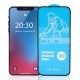 AirBag Shockproof Full Glue Tempered Glass screen protector priekš Xiaomi Poco X3 NFC / X3 Pro - Melns - Ekrāna Aizsargstikls / Bruņota Stikla Aizsargplēve