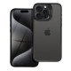 Bracket Back Case with Stand and Camera Lens protection priekš Apple iPhone 15 Pro Max - Melns - silikona-plastikāta aizmugures apvalks ar statīvu / bampers-vāciņš