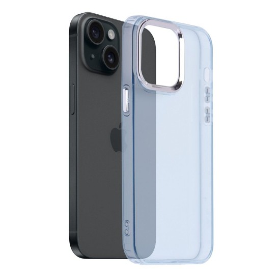 Pearl Back Case priekš Apple iPhone 15 Pro - Gaiši Zils - silikona aizmugures apvalks / bampers-vāciņš