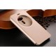 Leather Smart View Window Phone Case for Asus Zenfone 3 ZE520KL - Gold - sāniski atverams maciņš ar lodziņu un stendu (ādas maks, grāmatiņa, leather book wallet case cover stand)