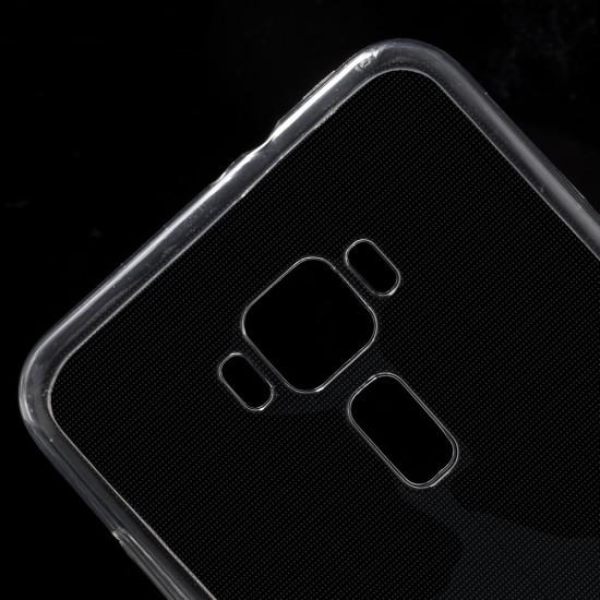 Ultra-thin Transparent Soft TPU Case for Asus Zenfone 3 ZE520KL - Transparent - silikona aizmugures apvalks (bampers, vāciņš, slim TPU silicone case cover, bumper)