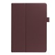 Litchi Skin Leather Stand Case for Huawei MediaPad M2 10 (M2-A01W / M2-A01L) 10.1-inch - Brown - sāniski atverams maciņš ar stendu (ādas maks, grāmatiņa, leather book wallet case cover stand)