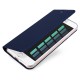 Dux Ducis Skin Pro series priekš Apple iPhone 7 / 8 / SE2 (2020) / SE3 (2022) - Tumši Zils - sāniski atverams maciņš ar magnētu un stendu / grāmatveida maks