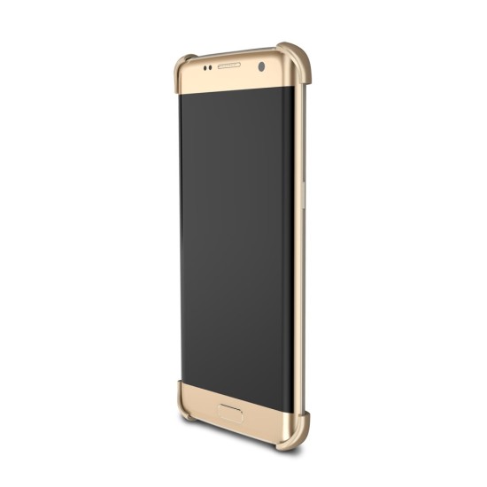 Oatsbasf O-Ring Series Aviation Aluminum Alloy Case priekš Samsung Galaxy S7 Edge G935 - Zelts - alumīnija apvalks (bampers, vāciņš, slim cover shell, bumper)