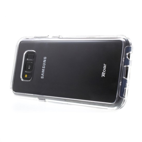RoarKorea Bright Clear series TPU Bumper Hard PC Back Case для Samsung Galaxy S8 Plus G955 - Прозрачный - силиконовый чехол-накладка (тонкий бампер крышка-обложка, slim silicone cover)
