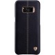 NILLKIN Englon Textured Leather Skin Hard Back Case for Samsung Galaxy S8 Plus G955 - Black - ādas aizmugures apvalks (bampers, vāciņš, leather cover, bumper)