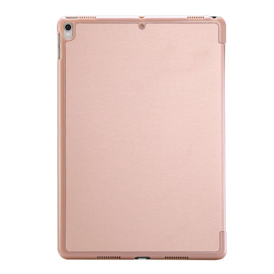 Dux Ducis Skin Pro series priekš Apple iPad Pro 10.5 (2017) / Air 3 10.5 (2019) - Rozā Zelts - sāniski atverams maciņš ar magnētu un stendu (ādas maks, grāmatiņa, leather book wallet case cover stand)