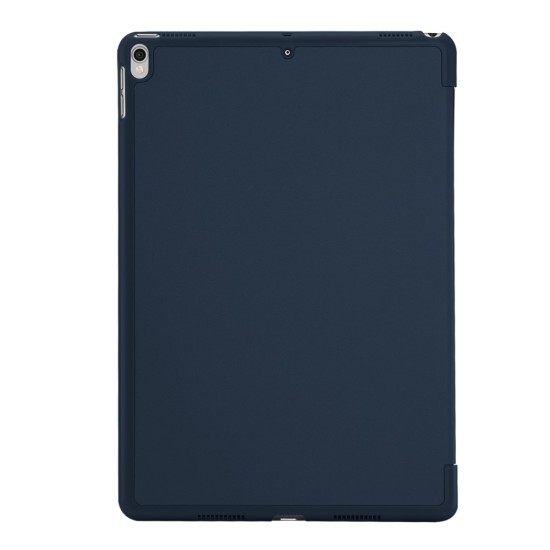 Dux Ducis Skin Pro series priekš Apple iPad Pro 10.5 (2017) / Air 3 10.5 (2019) - Tumši Zils - sāniski atverams maciņš ar magnētu un stendu (ādas maks, grāmatiņa, leather book wallet case cover stand)