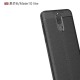 Litchi Skin PU Leather Coated TPU Mobile Phone Case for Huawei Mate 10 Lite - Black - ādas imitācijas triecienizturīgs silikona aizmugures apvalks (maciņš, bampers, vāciņš, slim cover, bumper, back case)