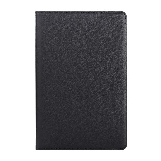 Litchi Grain 360 Rotary Stand Case for Huawei MediaPad M3 8.4 - Black - sāniski atverams maciņš ar stendu (ādas maks, grāmatiņa, leather book wallet case cover stand)