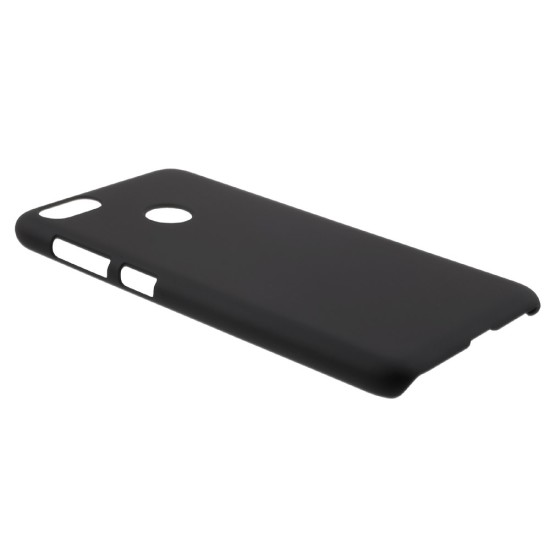 Rubberized PC Hard Case for Huawei P9 Lite mini - Black - plastikāta aizmugures apvalks (bampers, vāciņš, slim case cover, bumper)