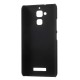 Rubberized Flexible Silicone Case Cover for Asus Zenfone 3 Max ZC520TL - Black - plastikāta aizmugures apvalks (bampers, vāciņš, slim case cover, bumper)