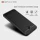 Carbon Fiber Brushed TPU Back Phone Case for Asus Zenfone 4 Selfie ZD553KL - Black - triecienizturīgs silikona aizmugures apvalks (bampers, vāciņš, slim TPU silicone case shell cover, bumper)