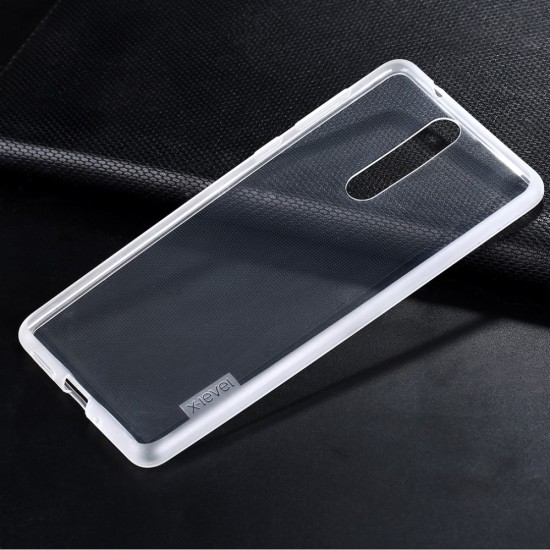 X-Level Antislip Back Case priekš Nokia 8 - Caurspīdīgs - silikona aizmugures apvalks (bampers, vāciņš, slim TPU silicone case cover, bumper)