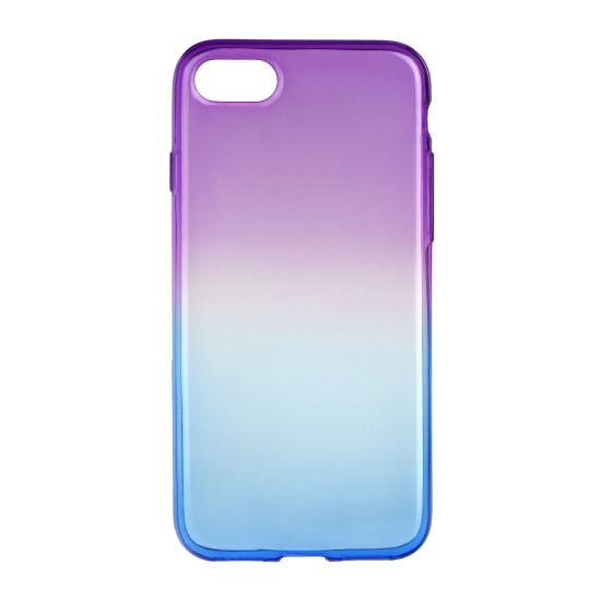 Forcell Ombre Case priekš Huawei P9 Lite mini - Violeti / Zils- silikona aizmugures apvalks (bampers, vāciņš, ultra slim TPU silicone case cover, bumper)