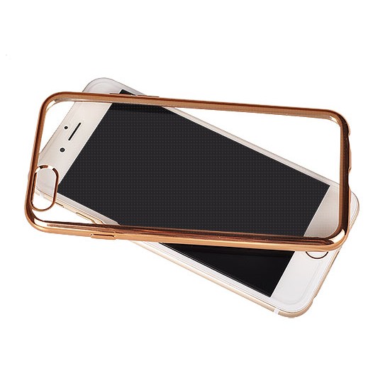 Electro Jelly Case для Huawei Y7 (2017) - Золотой - силиконовая накладка / бампер (крышка чехол, ultra slim TPU silicone case cover, bumper)