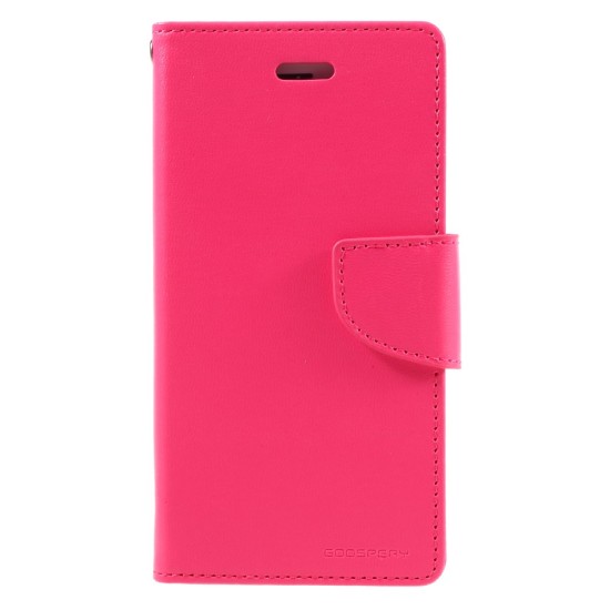 Mercury Bravo Flip Case priekš Xiaomi Redmi 4X - Rozā - sāniski atverams maciņš ar stendu (ādas grāmatveida maks, leather book wallet cover stand)