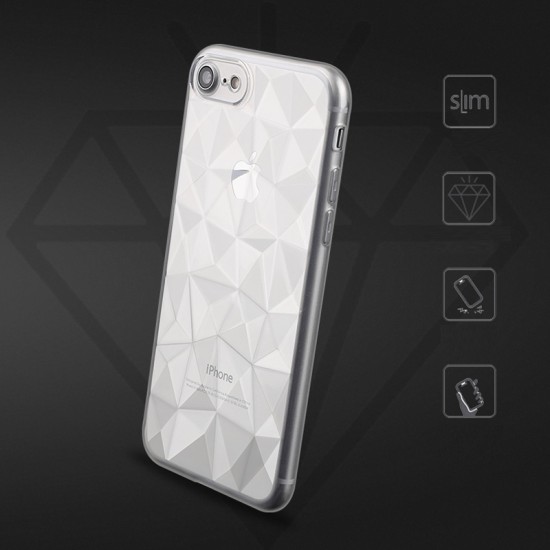 Forcell Prism Back Case priekš Huawei P20 Lite - Melns - silikona aizmugures apvalks (bampers, vāciņš, ultra slim TPU silicone case cover, bumper)