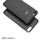 Litchi Skin PU Leather Coated TPU Mobile Phone Case priekš HTC Desire 12 Plus - Melns - ādas imitācijas triecienizturīgs silikona aizmugures apvalks (maciņš, bampers, vāciņš, slim cover, bumper, back case)