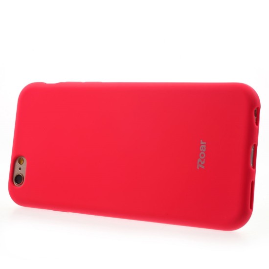RoarKorea All Day Colorful Jelly Case priekš LG G7 ThinQ G710 - Rozā - matēts silikona apvalks (bampers, vāciņš, slim TPU silicone cover shell, bumper)