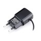 BlueStar Micro USB travel charger 1A Tīkla lādētājs ar microUSB vadu - Melns - USB tīkla lādētājs