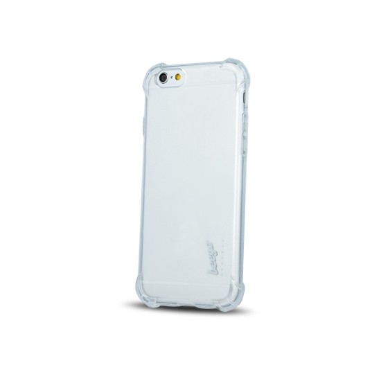 Beeyo Crystal Clear Back Case priekš Huawei P8 Lite - Caurspīdīgs - triecienizturīgs silikona aizmugures apvalks (bampers, vāciņš, slim TPU silicone case shell cover, bumper)