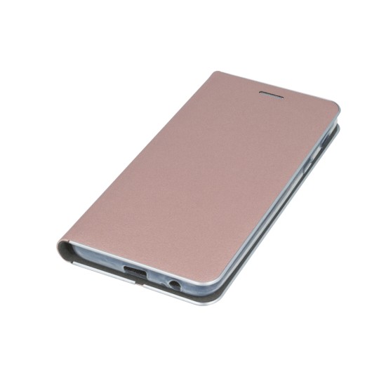 Smart Venus Book Case priekš Xiaomi Redmi S2 - Rozā Zelts - sāniski atverams maciņš ar stendu (ādas maks, grāmatiņa, leather book wallet case cover stand)