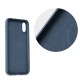 Forcell Soft Magnet Case (Microfiber) priekš Huawei Mate 20 Lite - Zils - matēts silikona aizmugures apvalks ar metālisku plāksni (bampers, vāciņš, slim TPU silicone cover shell, bumper)