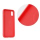 Forcell Soft Magnet Case (Microfiber) priekš Xiaomi Redmi 6 - Sarkans - matēts silikona aizmugures apvalks ar metālisku plāksni (bampers, vāciņš, slim TPU silicone cover shell, bumper)