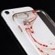 Kingxbar Swarovski Phoenix series priekš Apple iPhone 7 / 8 / SE2 (2020) / SE3 (2022) - Zelts - plastikāta aizmugures apvalks ar kristāliem / bampers-vāciņš