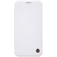 NILLKIN Qin Series Card Holder Leather Flip Case priekš Apple iPhone XS Max - Balts - sāniski atverams maciņš (ādas maks, grāmatiņa, leather book wallet case cover)