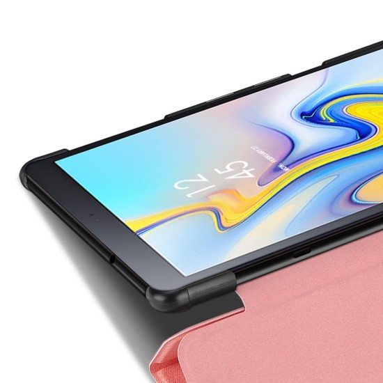Dux Ducis Skin Pro series priekš Samsung Galaxy Tab A 10.5 (2018) T590 / T595 - Koraļļu - sāniski atverams maciņš ar magnētu un stendu (ādas maks, grāmatiņa, leather book wallet case cover stand)